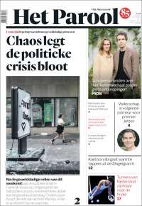 Portada de Het Parool (Pa&iacute;ses Bajos)
