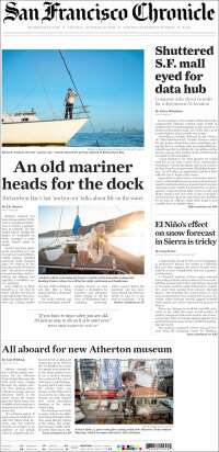 Portada de San Francisco Chronicle (&Eacute;tats-Unis)