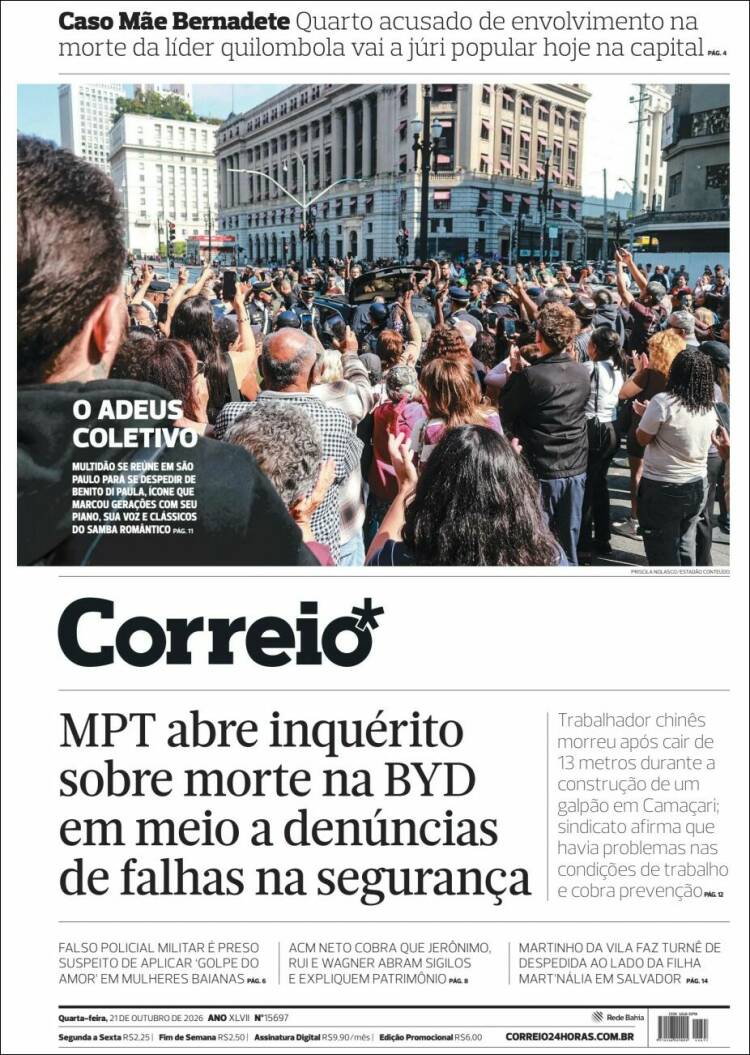 Portada de Correio* (Brasil)