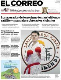 Portada de El Correo (Espa&ntilde;a)