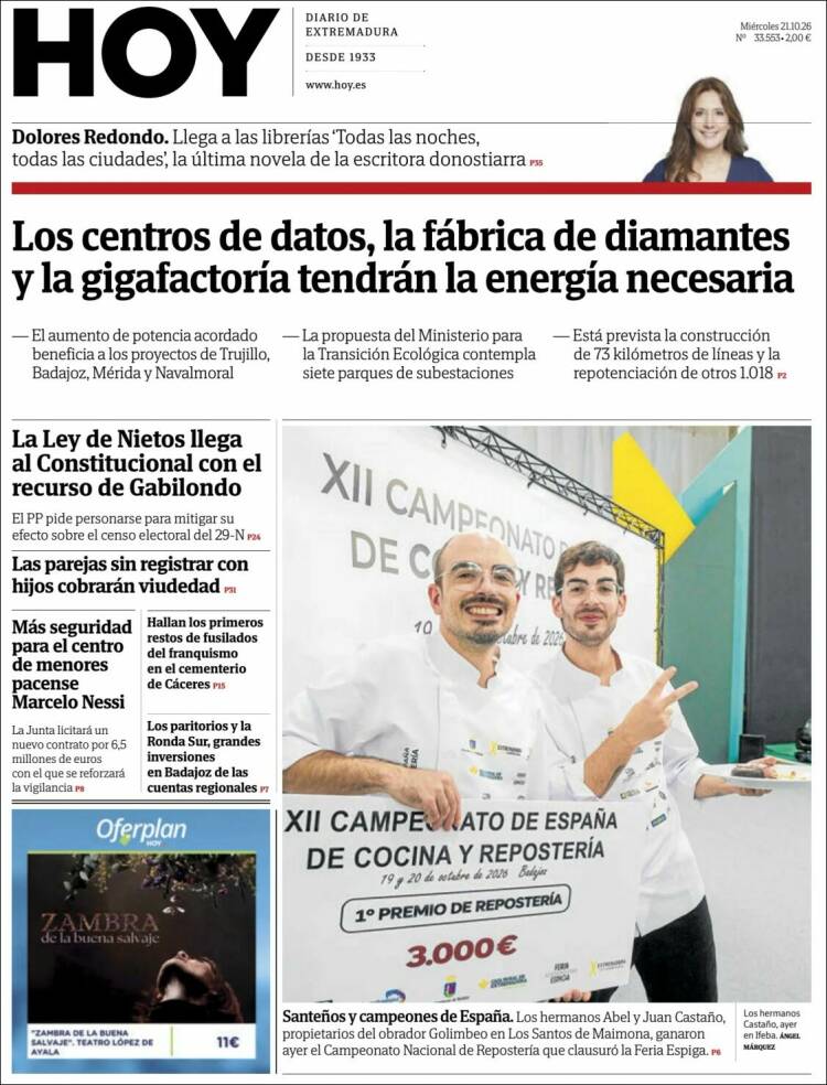 Portada de Hoy - Badajoz (Spain)