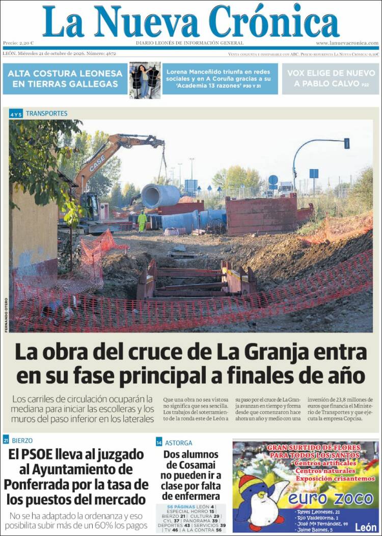 Portada de La Nueva Crónica (Spain)
