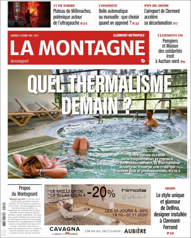 Portada de La Montagne (Francia)