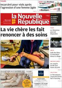 Portada de La Nouvelle Republique (France)