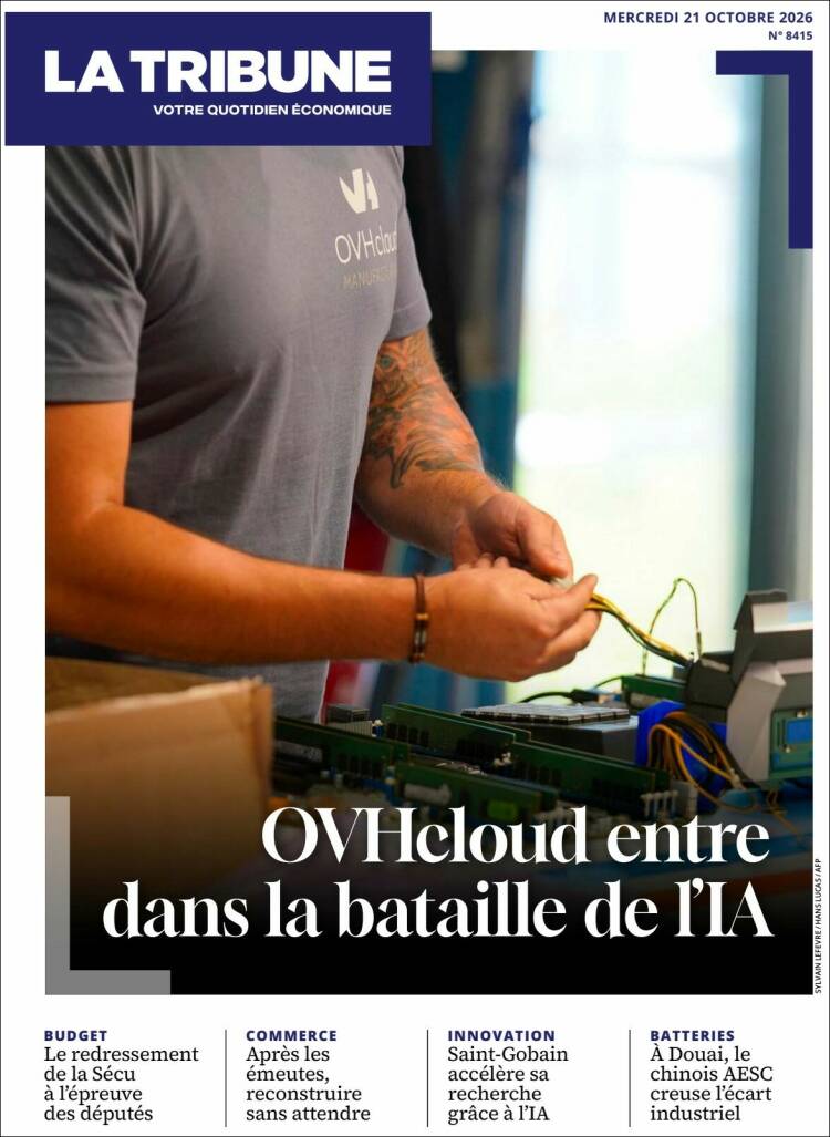 Portada de La Tribune (France)