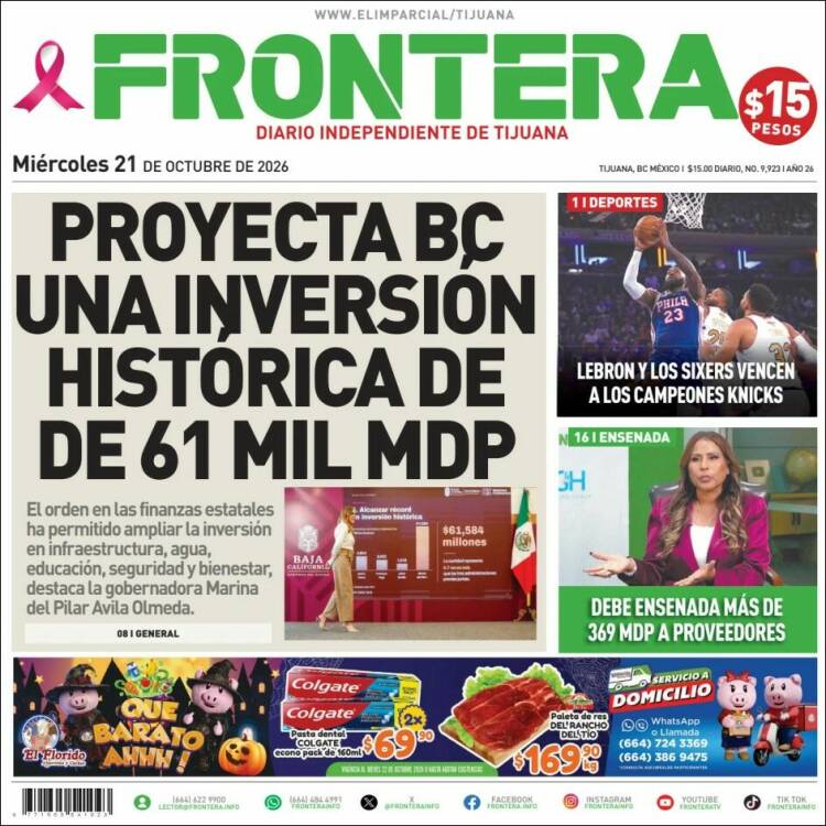Portada de Frontera (Mexico)