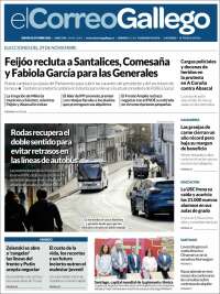 Portada de El Correo Gallego (Spain)