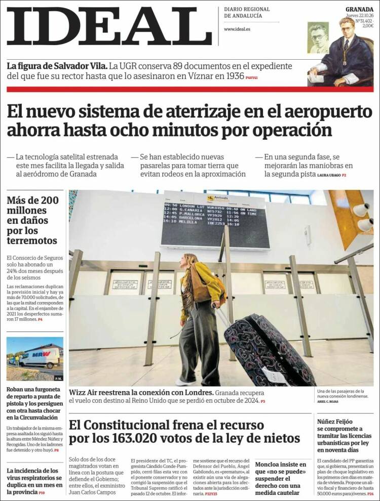 Portada de Ideal (Spain)