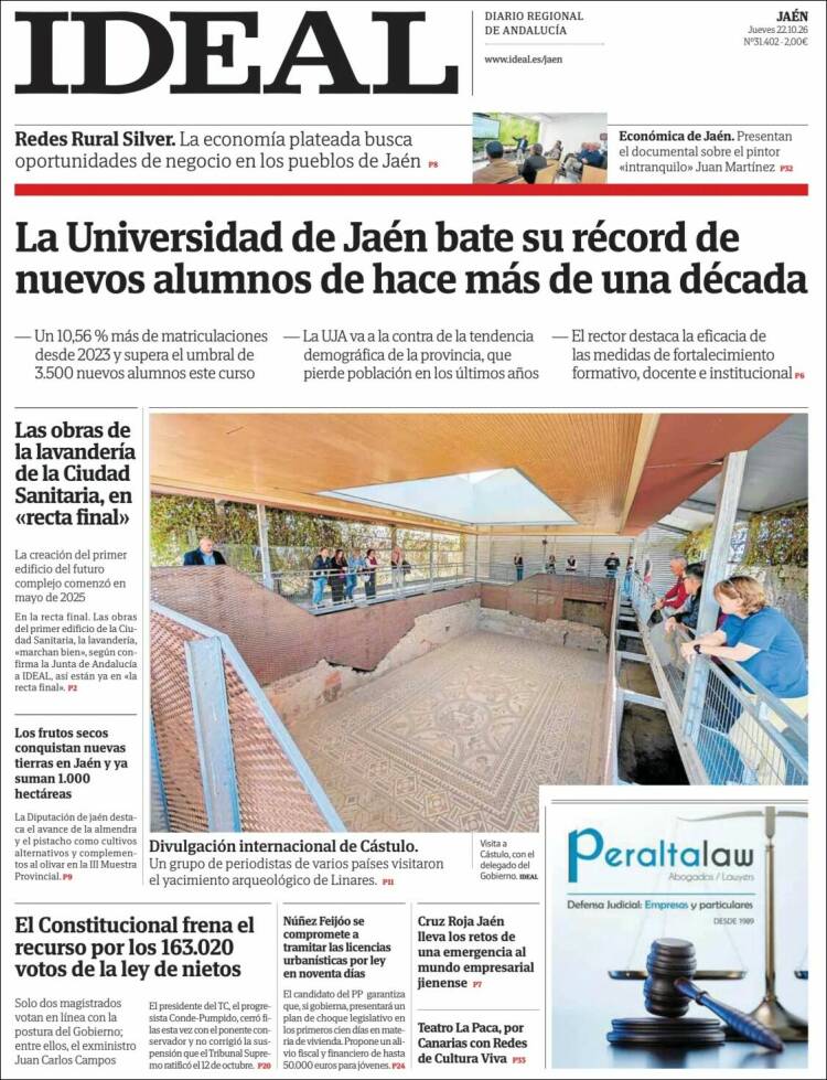 Portada de El Ideal de Jaén (Espa&ntilde;a)