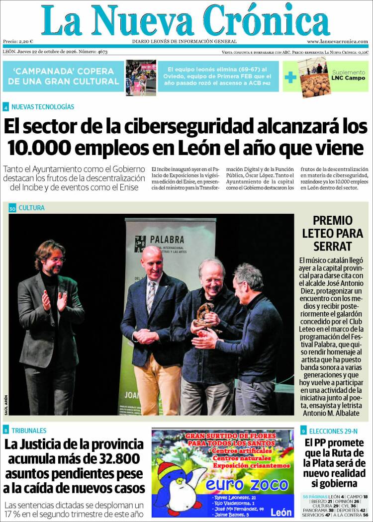 Portada de La Nueva Crónica (Espa&ntilde;a)