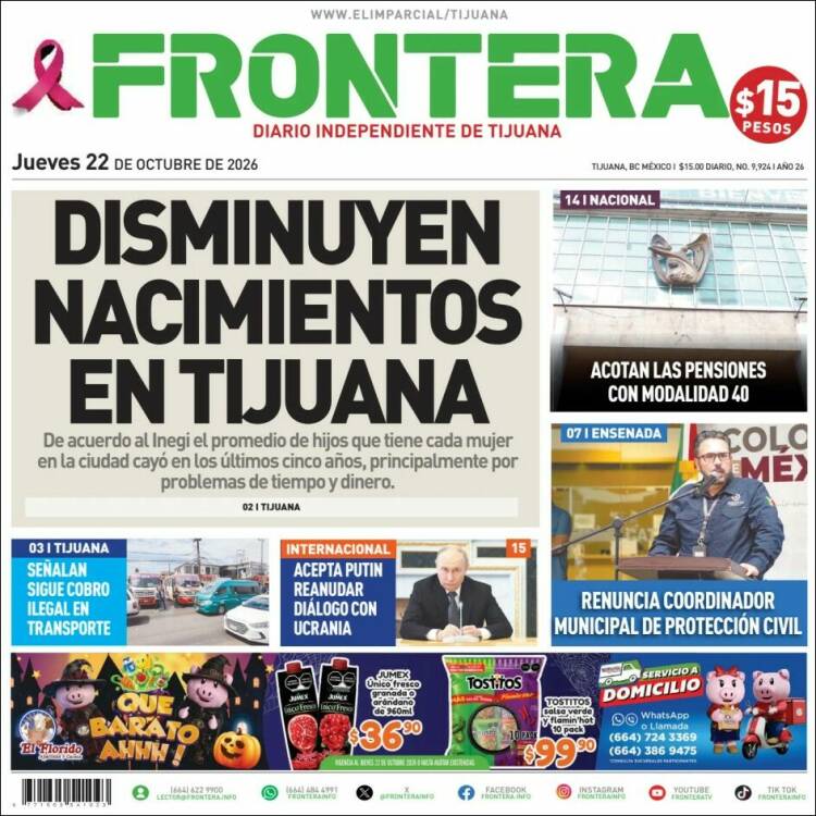 Portada de Frontera (Mexico)