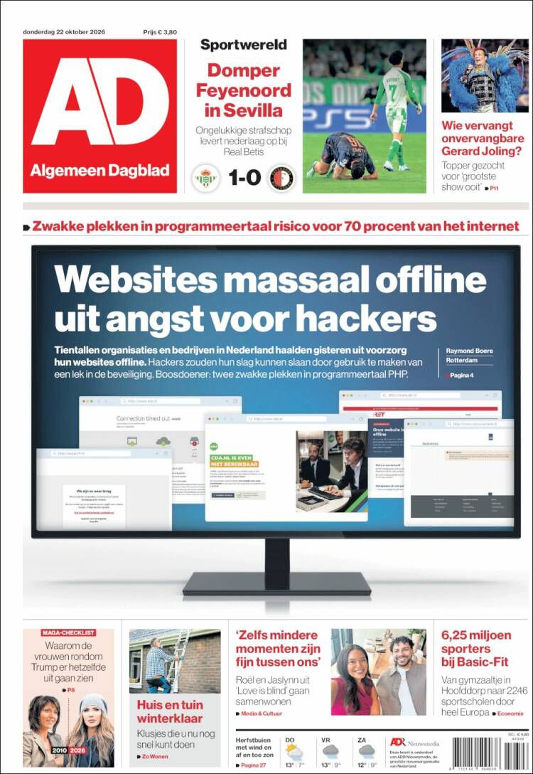 Portada de AD (Netherlands)