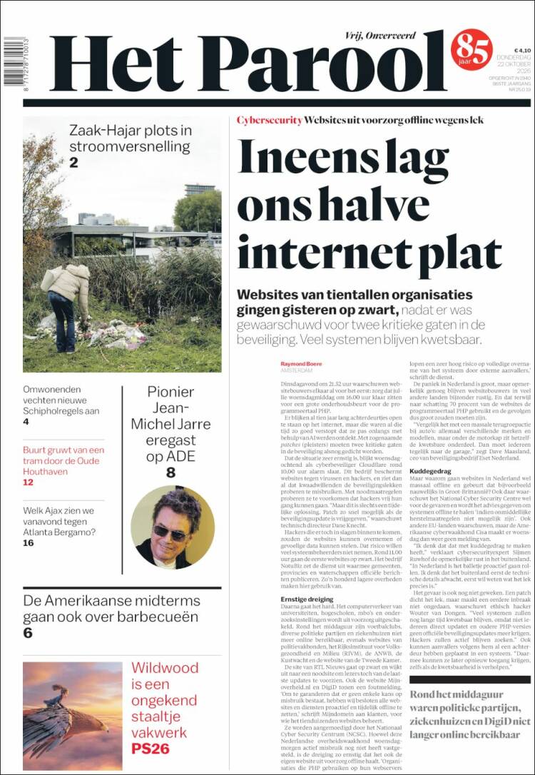 Portada de Het Parool (Netherlands)