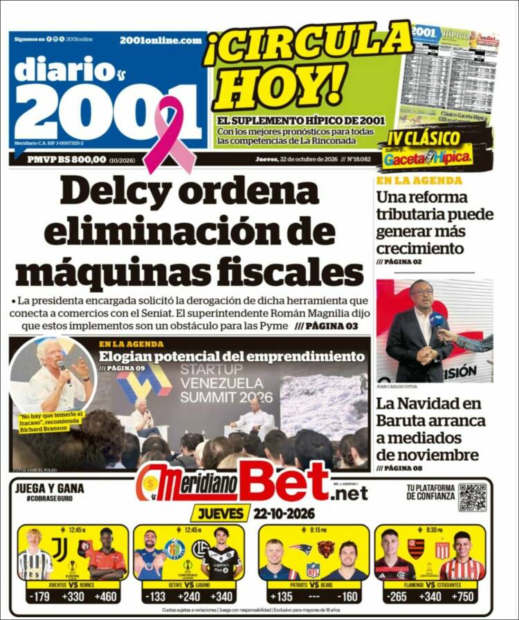 Portada de 2001 - Dosmiluno (Venezuela)