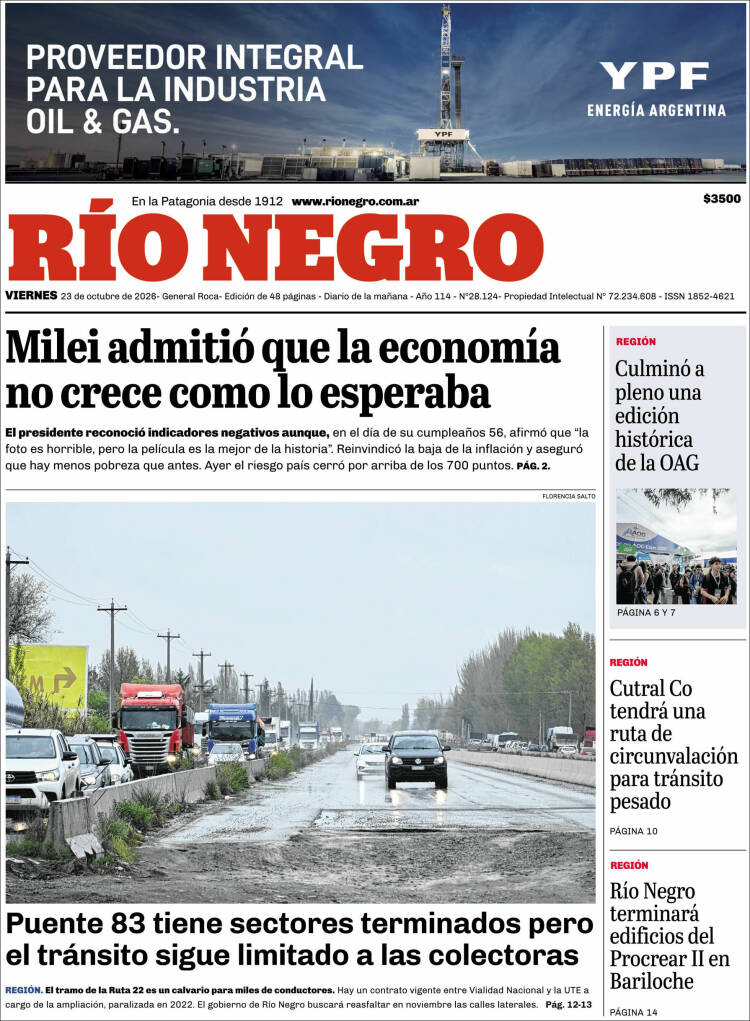 Portada de Rio Negro (Argentina)