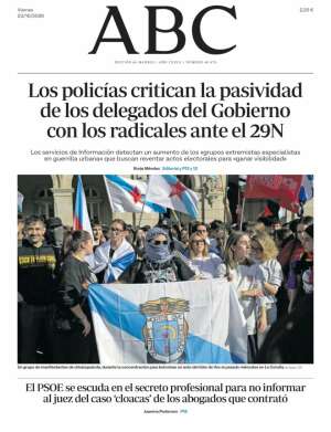 Portada de ABC de hoy