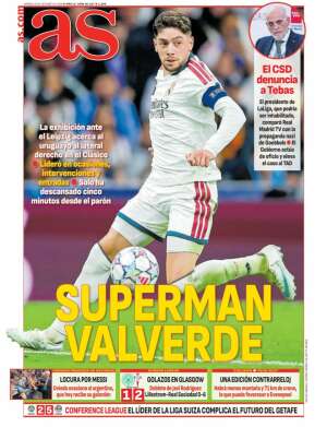 Portada de Diario AS de hoy