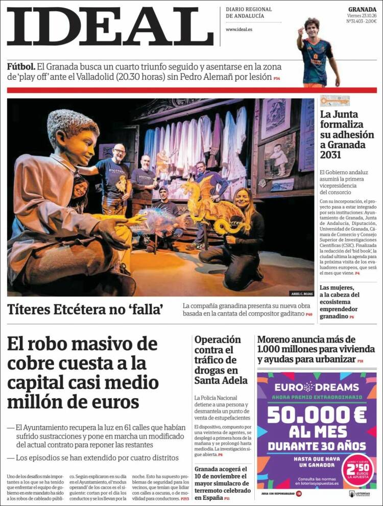 Portada de Ideal (Espa&ntilde;a)