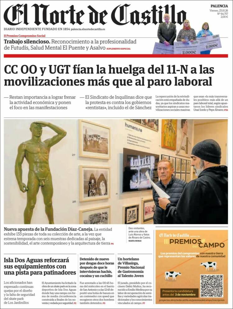Portada de Norte de Castilla - Palencia (Espa&ntilde;a)