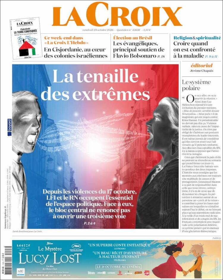 Portada de La Croix (France)