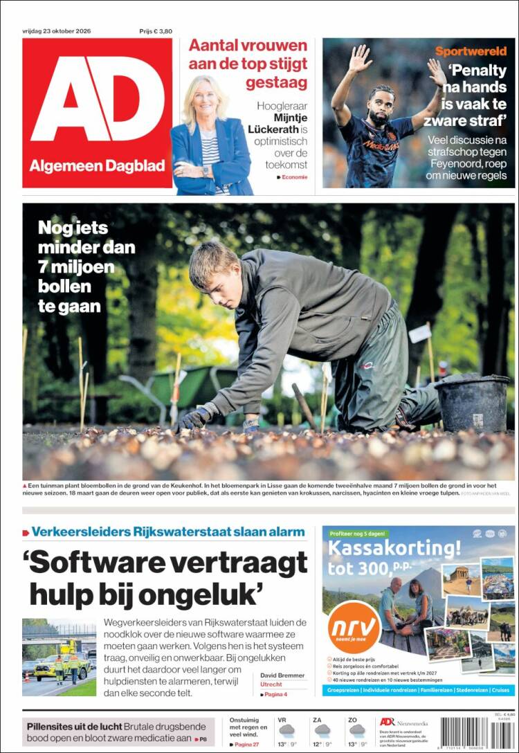 Portada de AD (Pa&iacute;ses Bajos)