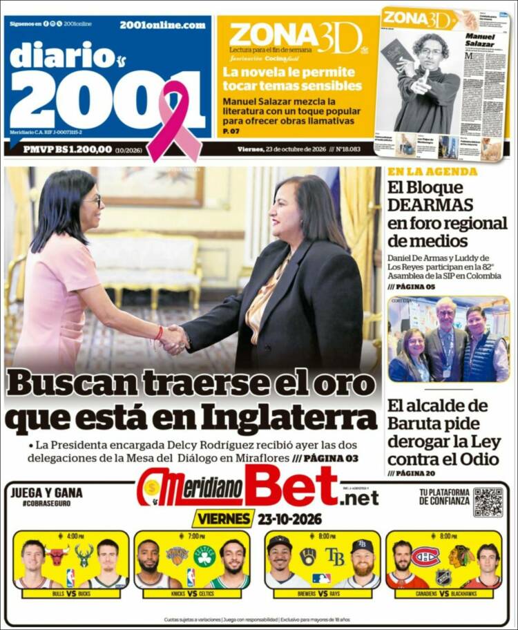 Portada de 2001 - Dosmiluno (Venezuela)