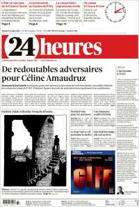 Portada de 24 Heures (Switzerland)