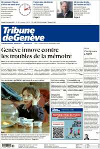 Portada de La Tribune de Genève (Switzerland)
