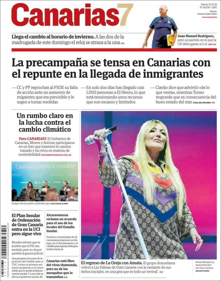 Portada de Canarias 7 (Spain)