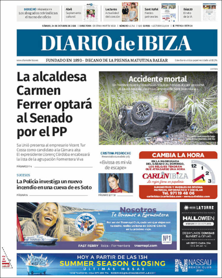 Portada de Diario de Ibiza (Spain)