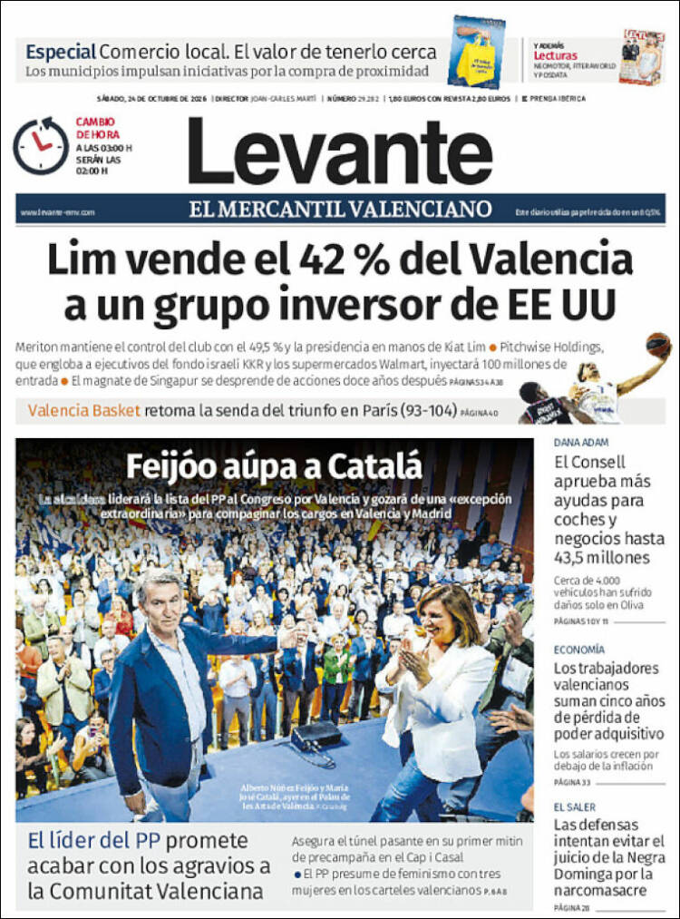 Portada de Levante (Spain)