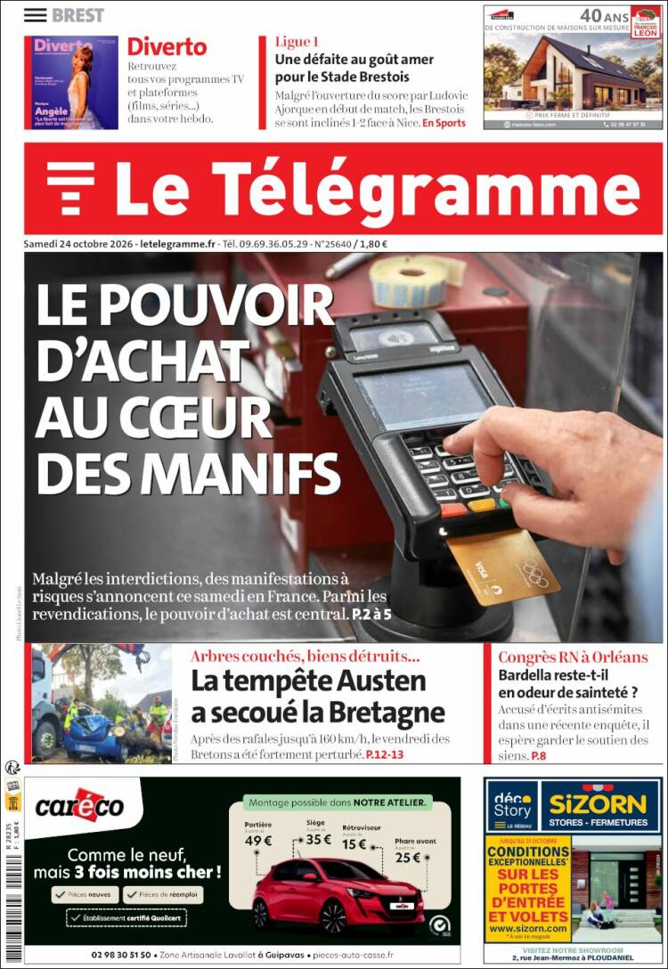 Portada de Télégramme (France)