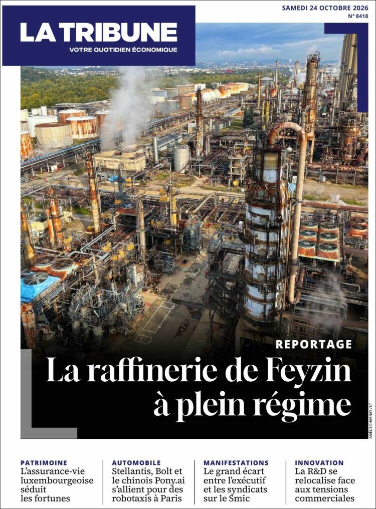 Portada de La Tribune (France)
