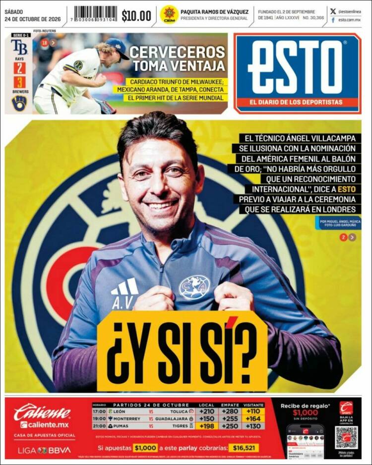 Portada de Esto (Mexico)