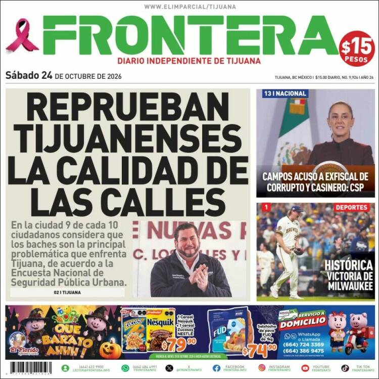Portada de Frontera (Mexico)