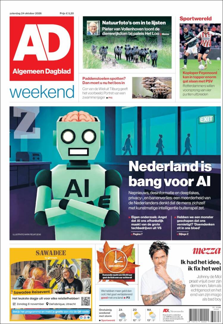 Portada de AD (Netherlands)