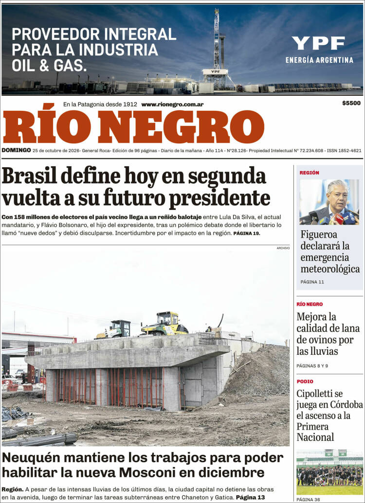 Portada de Rio Negro (Argentina)