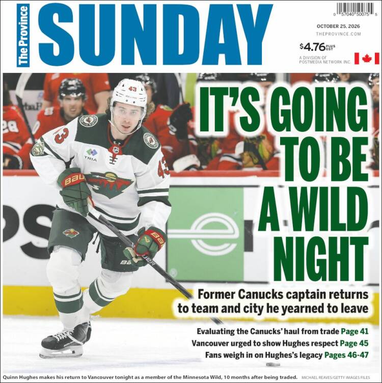Portada de The Province (Canada)