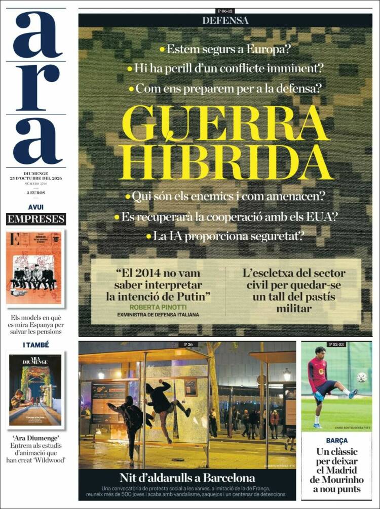 Portada de Ara (Spain)