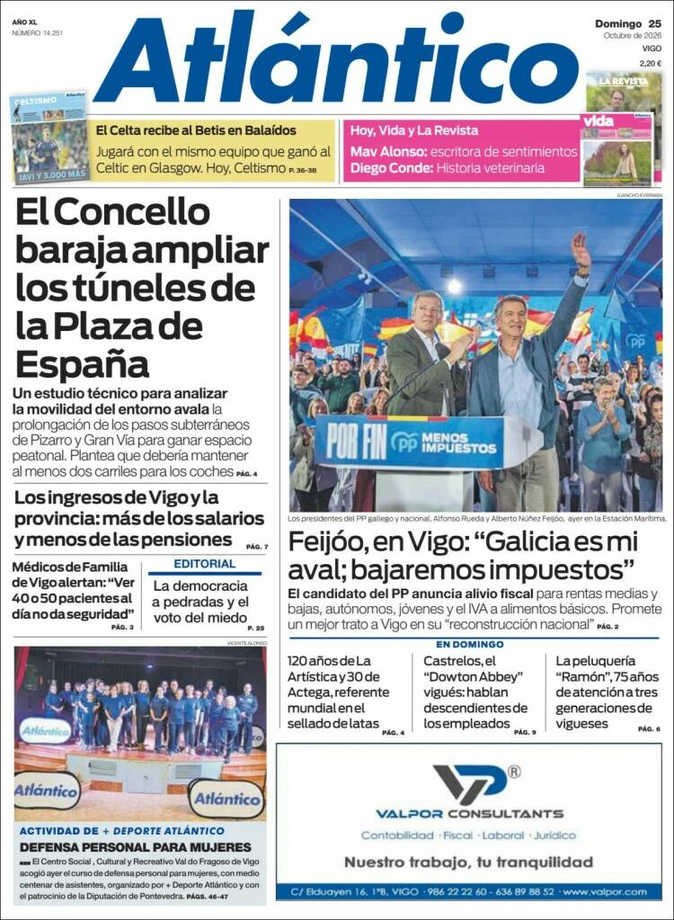 Portada de Atlántico Diario (Espa&ntilde;a)