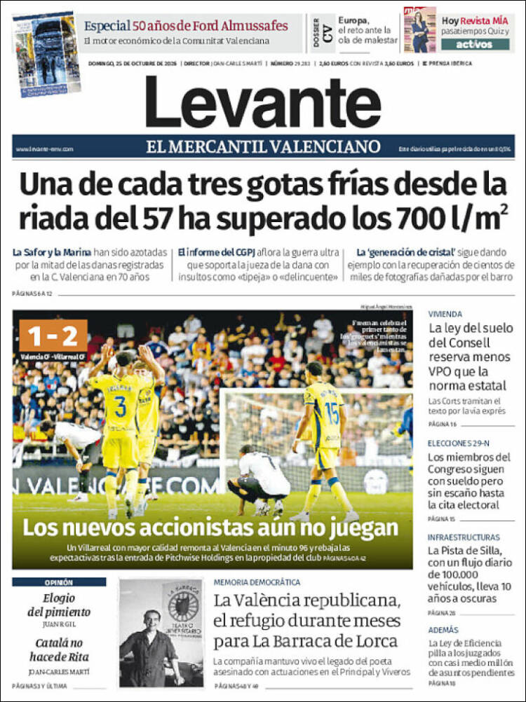 Portada de Levante (Spain)