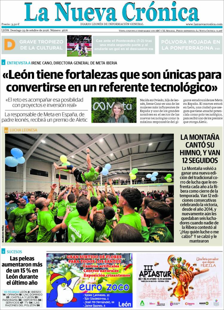 Portada de La Nueva Crónica (Spain)