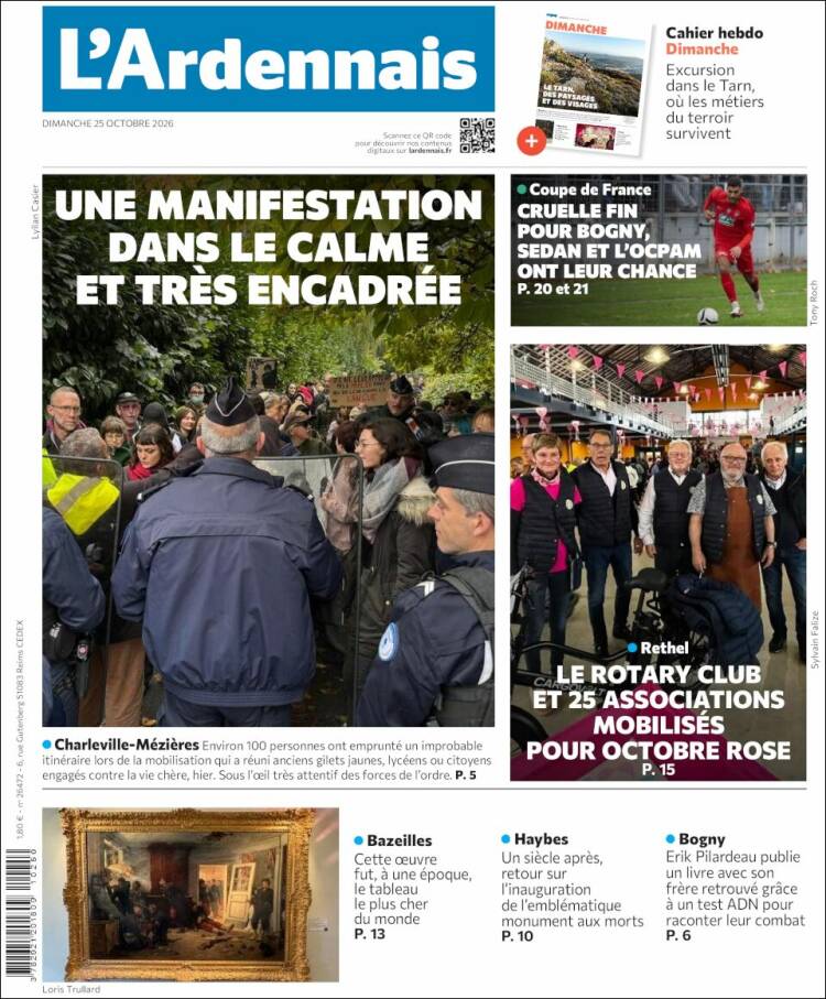 Portada de L'Ardenais (Francia)