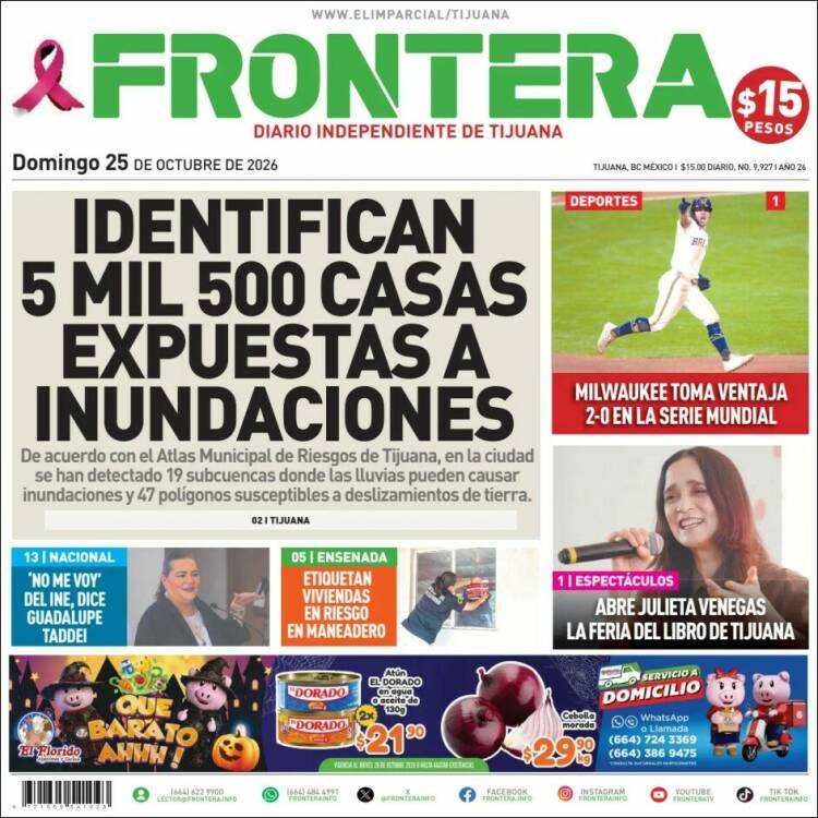 Portada de Frontera (M&eacute;xico)