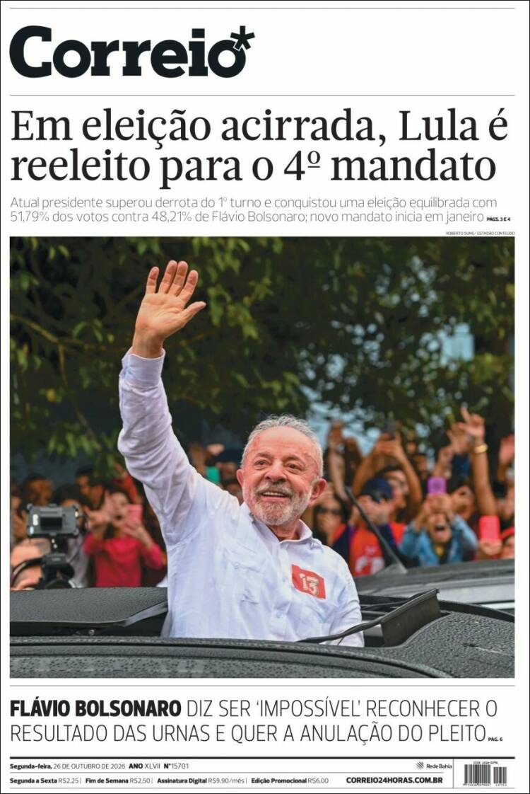 Portada de Correio* (Brasil)