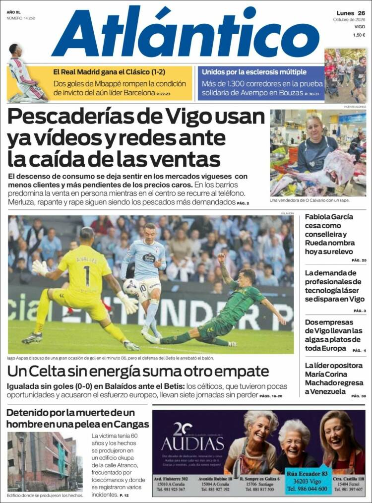 Portada de Atlántico Diario (Espa&ntilde;a)