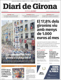 Portada de Diari de Girona (Espa&ntilde;a)