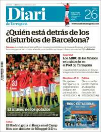Portada de Diari de Tarragona (Espa&ntilde;a)