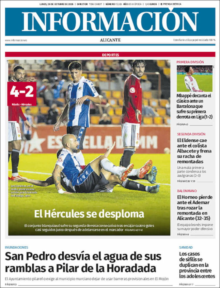 Portada de Diario Información (Espa&ntilde;a)