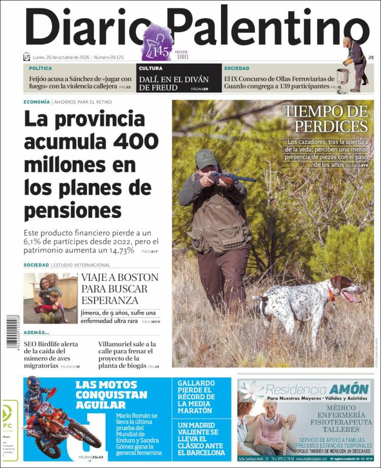 Portada de Diario Palentino (Espa&ntilde;a)